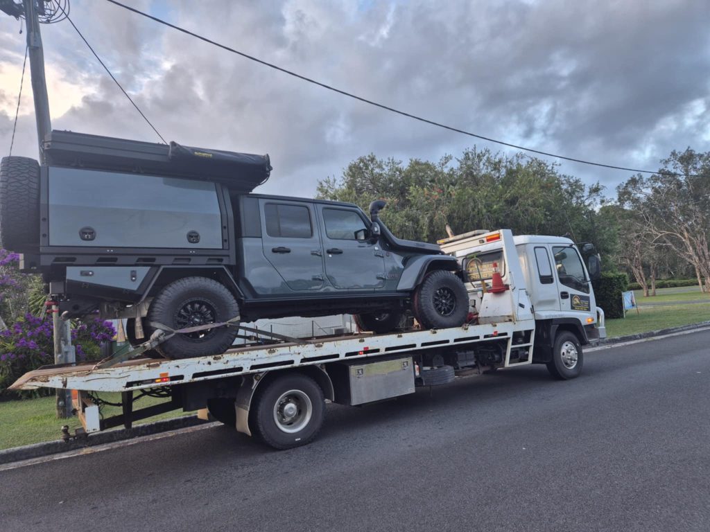 Caravan towing and transport in Marcus Beach