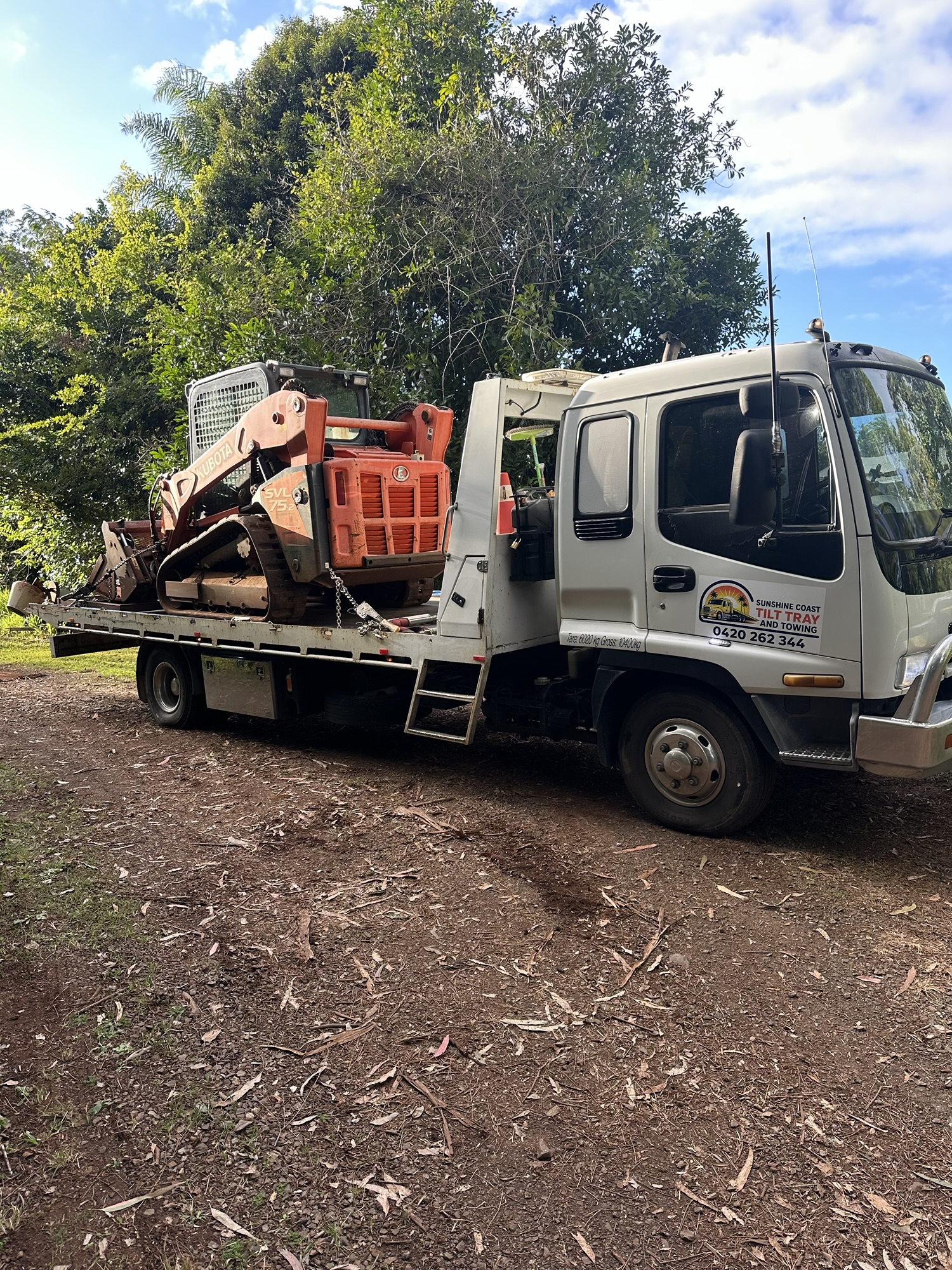 Machinery transport and equipment towing in Bridges, Sunshine Coast