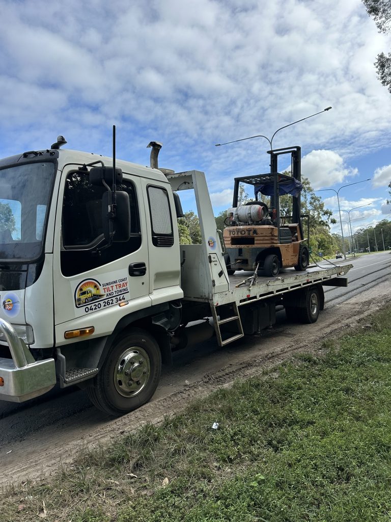 Machinery transport and equipment towing in Buderim, Sunshine Coast